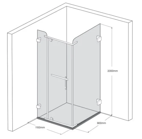 Phòng Tắm Kính FENDI FDG-1X3