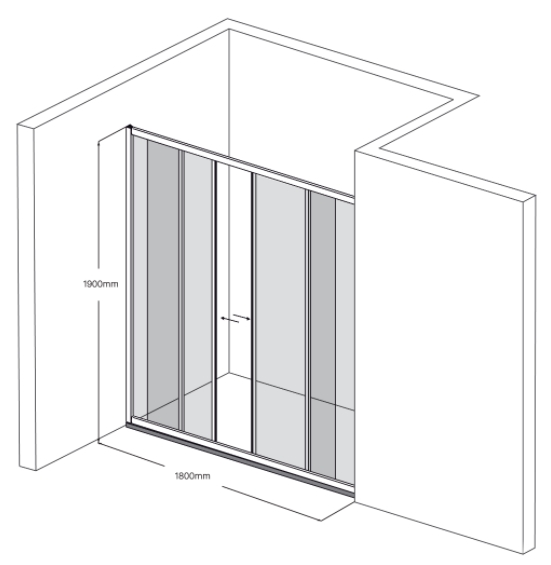 Phòng Tắm Kính FENDI FKP-3X4