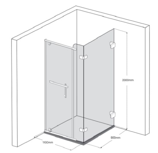 Phòng Tắm Kính FENDI FIG-1X3