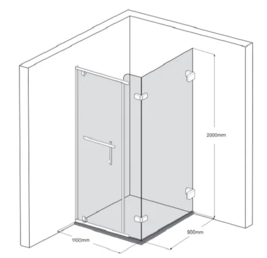 Phòng Tắm Kính FENDI FIG-1X3