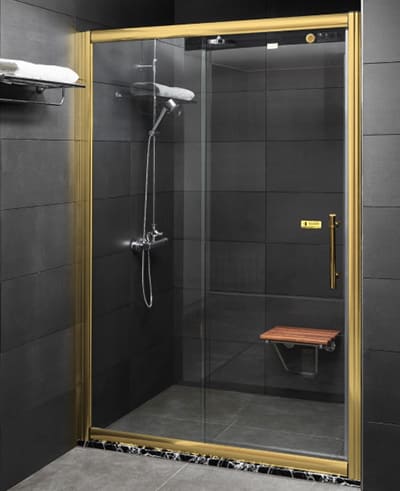 Phòng Tắm Kính Màu Vàng FENDI FKP-4X2G