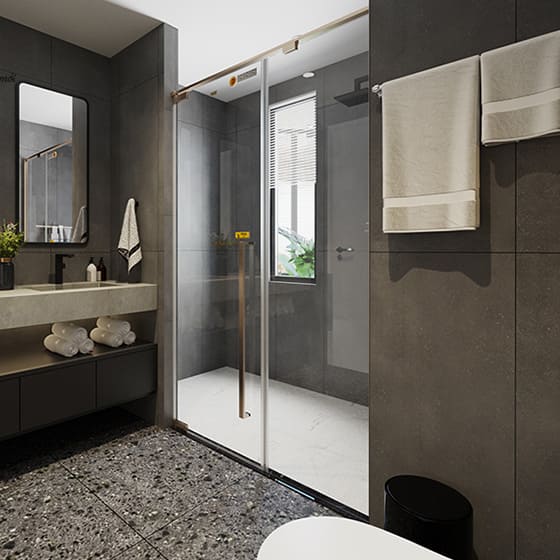 Phòng Tắm Kính Màu Vàng FENDI FMP-2X2G 