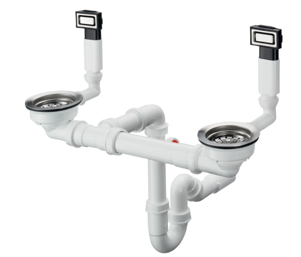 Xi phông chậu rửa bát đôi Hansgrohe 43923009