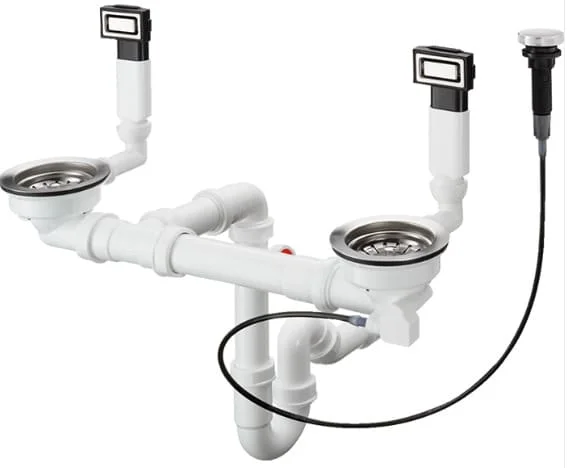 Xi phông chậu rửa bát đôi Hansgrohe 43932009