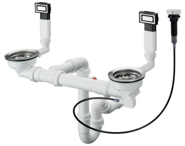 Xi phông chậu rửa bát đôi Hansgrohe 43933009