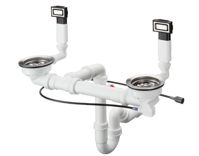 Xi phông chậu rửa bát đôi Hansgrohe 43943009