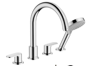 BỘ TRỘN BỒN TẮM 4 Lỗ HANSGROHE 71441007