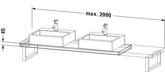 Chậu Rửa Lavabo Có Điều Khiển Duravit BR101C04343