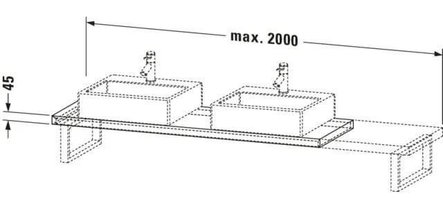 Chậu Rửa Lavabo Có Điều Khiển Duravit BR101C04343