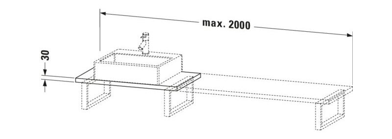 Chậu Rửa Lavabo Có Điều Khiển Duravit BR104C04343