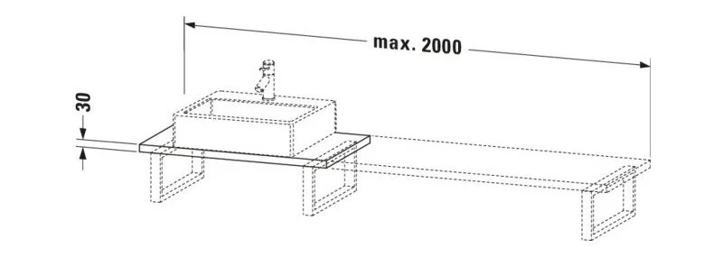 Chậu Rửa Lavabo Có Điều Khiển Duravit BR104C04343