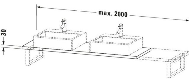 Chậu Rửa Lavabo Có Điều Khiển Duravit BR105C04949