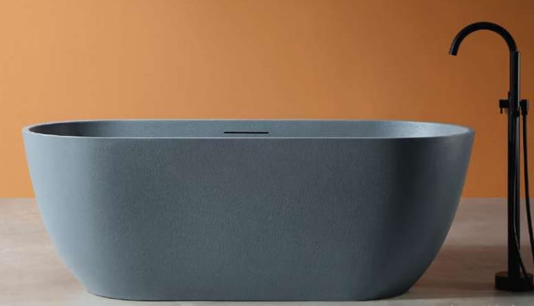 Bồn Tắm Mô Phỏng Đá Tự Nhiên Đặt Sàn Mowoen MW002-Matt Gray