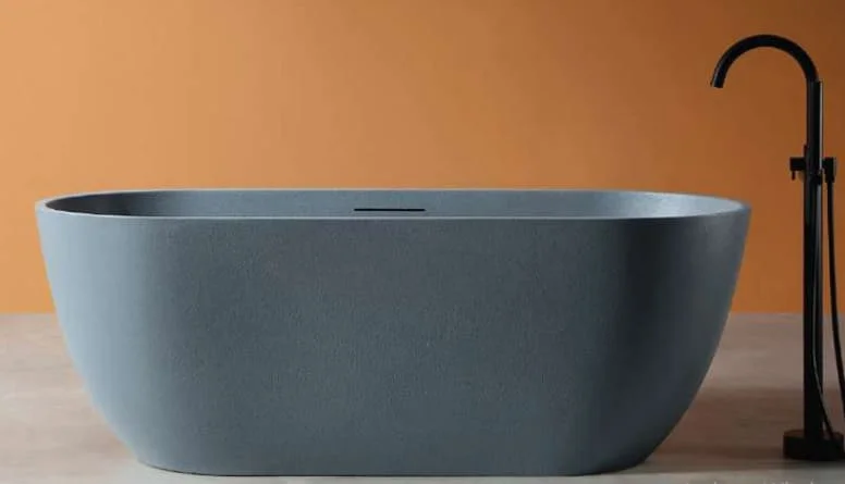 Bồn Tắm Mô Phỏng Đá Tự Nhiên Đặt Sàn Mowoen MW002-Matt Gray