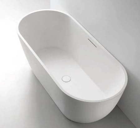 Bồn Tắm Mô Phỏng Đá Tự Nhiên Đặt Sàn Mowoen MW002-Matt White