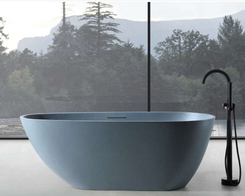 Bồn Tắm Mô Phỏng Đá Tự Nhiên Đặt Sàn Mowoen MW003-Matt Gray