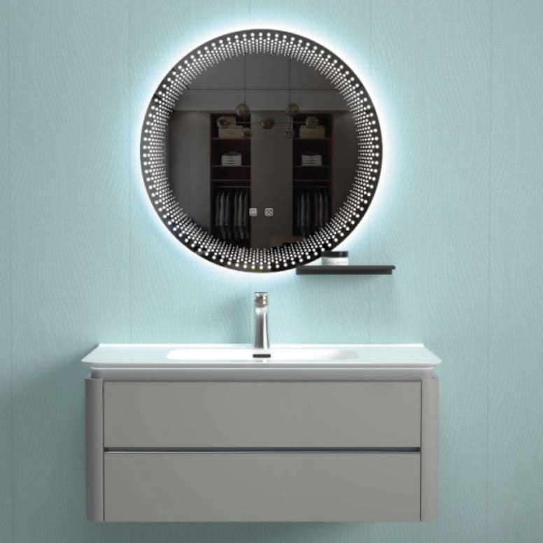 Bộ tủ chậu cao cấp đèn Led Mowoen MW6632C-100