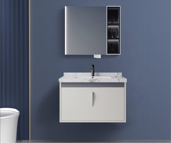 Bộ tủ chậu cao cấp đèn Led Mowoen MW6633-80SB