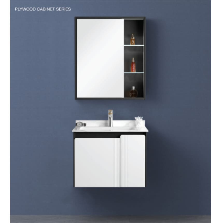 Bộ tủ chậu cao cấp đèn Led Mowoen MW6634-60SB