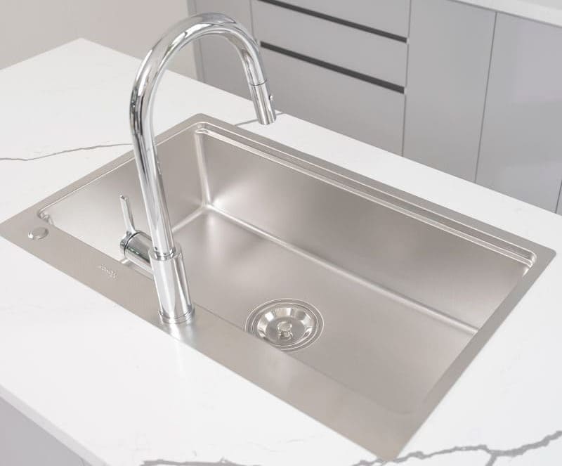 Chậu rửa bát chống xước Top Mount Sink KN8151TS Dekor Basic