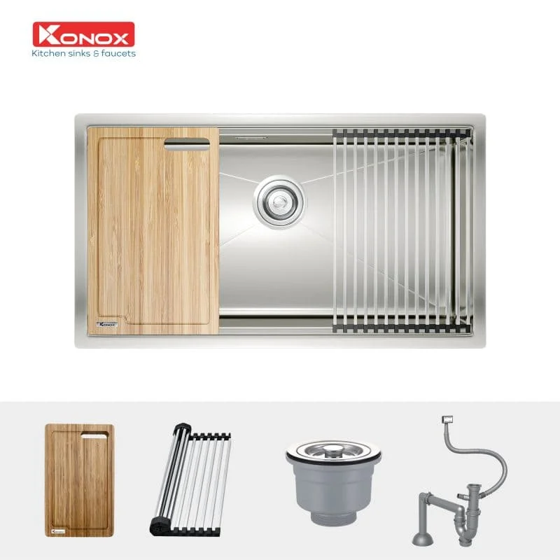 Chậu rửa bát Workstation Sink – Undermount Sink KN8046SU