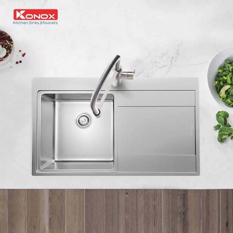 Chậu rửa bát 1 hố có bàn Topmount Sink Unico 8652
