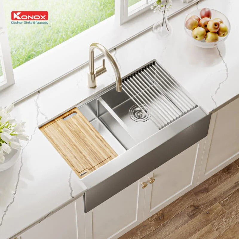 Chậu rửa bát Workstation Sink – Apron Sink KN8751DA Retta