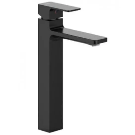 Vòi chậu 1 lỗ nóng lạnh màu đen American Standard WF-1302MB