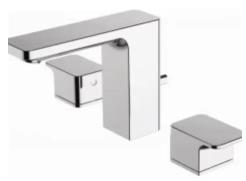 Vòi rửa mặt nóng lạnh 3 chân gắn chậu American Standard WF-1303