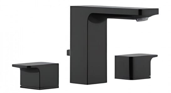 Vòi chậu 3 lỗ nóng lạnh màu đen American Standard WF-1303MB