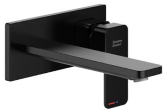 Vòi chậu nóng lạnh gắn tường màu đen American Standard WF-1304MB 