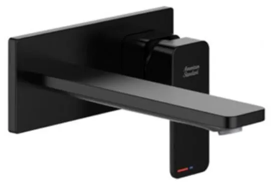 Vòi chậu nóng lạnh gắn tường màu đen American Standard WF-1304MB