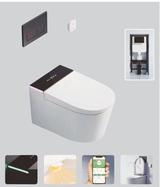 Bồn cầu thông minh treo tường Royal RA-60D