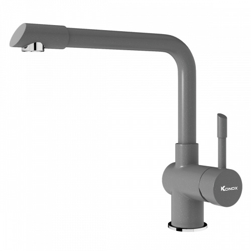 Vòi rửa bát nóng lạnh Konox Felix Grey