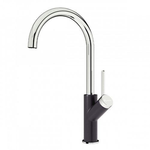 Vòi rửa bát nóng lạnh dây rút Konox Modo Black