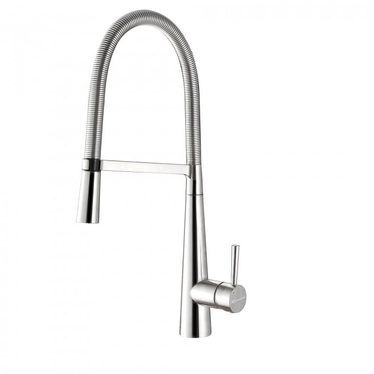 Vòi rửa bát nóng lạnh cần mềm Konox KN1909