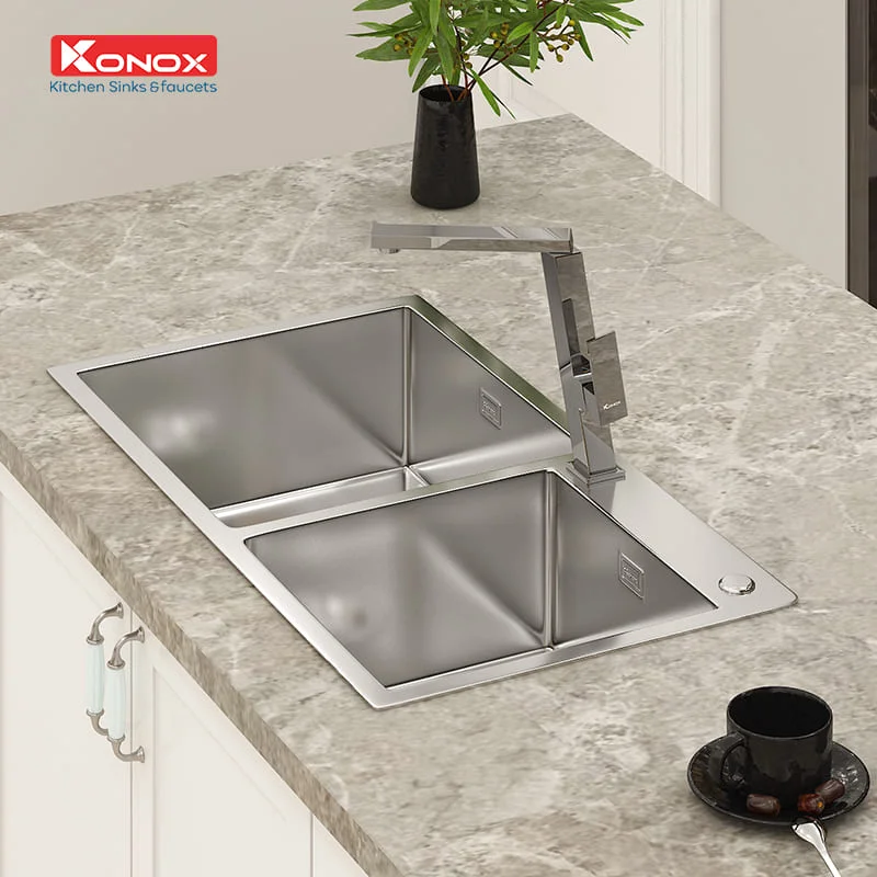 Vòi rửa bát nóng lạnh Konox KN1209