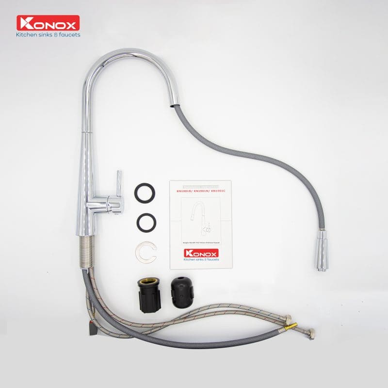 Vòi rửa bát nóng lạnh Konox KN1901C