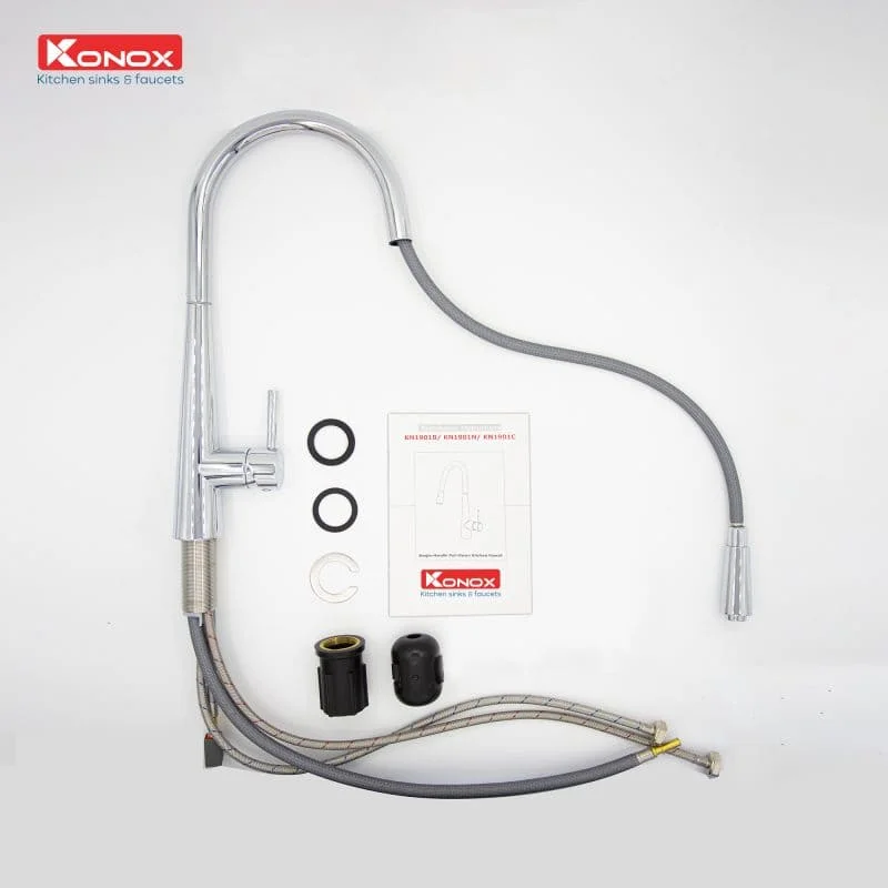 Vòi rửa bát nóng lạnh Konox KN1901C