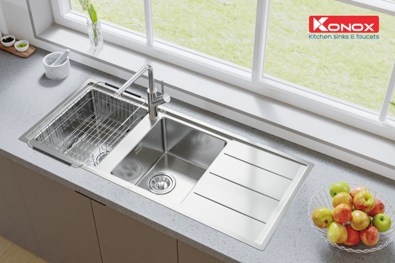 Giá úp bát Inox Konox Basket - BK01