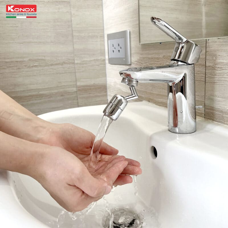 Đầu nối vòi nước thông minh Konox Neoperl Thụy Sĩ – SA02