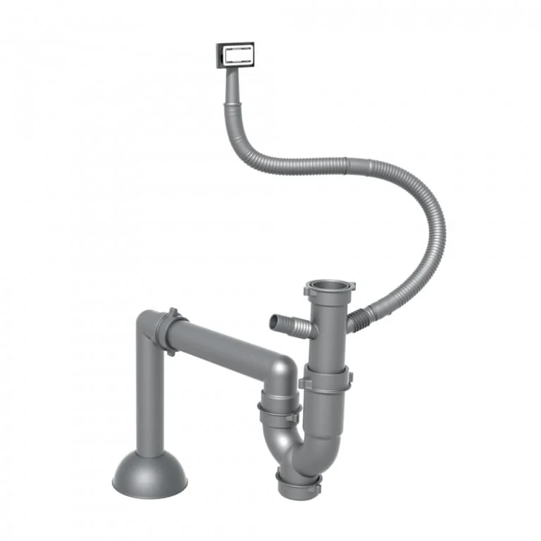 Siphon chậu rửa bát 1 hố Konox PD03