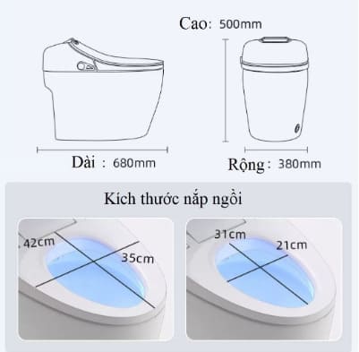 Bồn cầu thông minh Nikko C1805S3