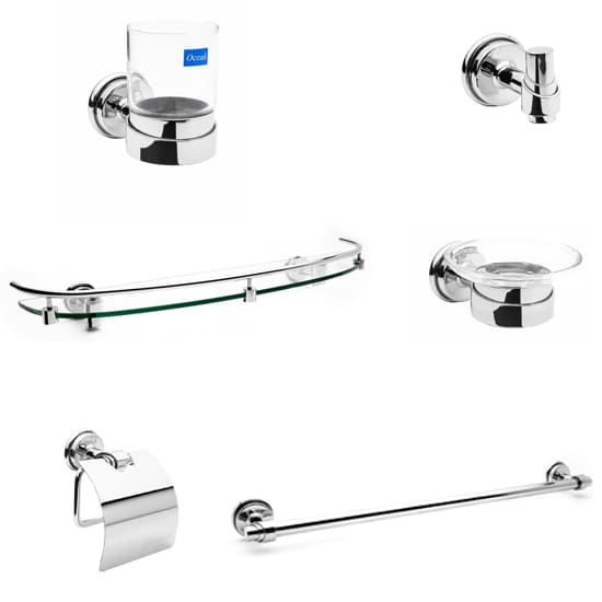 Bộ phụ kiện phòng tắm Vicki VK 805 (6 món)