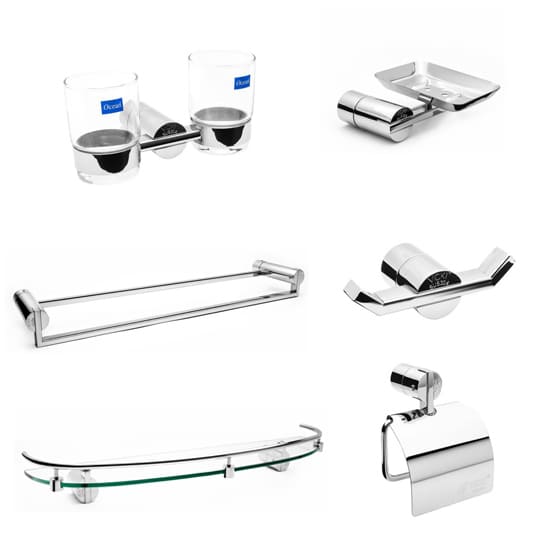 Bộ phụ kiện phòng tắm Vicki VK 806 (6 món)