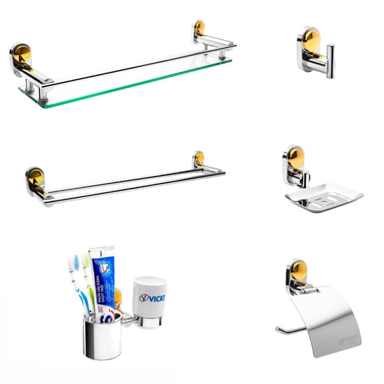 Bộ phụ kiện phòng tắm Vicki VK 905(6 món)
