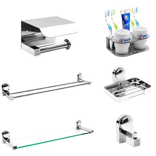 Bộ phụ kiện phòng tắm Vicki VK 908 (6 món)
