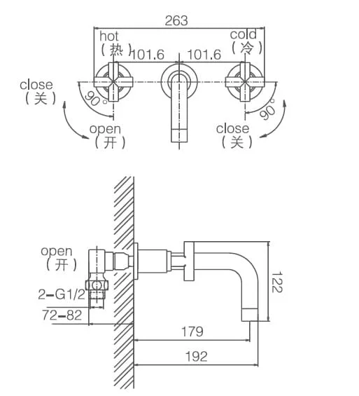 Bản vẽ kỹ thuật vòi chậu Joden Belinda 230K2055C