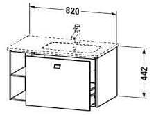 Tủ chậu lavabo Duravit BR401401075