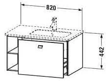 Tủ chậu lavabo Duravit BR401401075